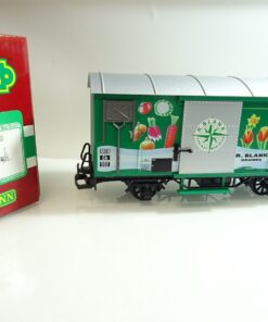LGB Spur G 4128 Güterwagen Leersamenbox R.Blank Graines neuwertig in OVP TF205