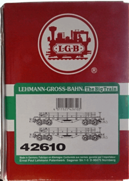 LGB Spur G 42610 Niederbordwagen-Set 2tlg der DR neuwertig in OVP CK7572 – Bild 3