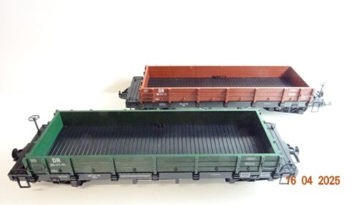 LGB Spur G 42610 Niederbordwagen-Set 2tlg der DR neuwertig in OVP CK7572