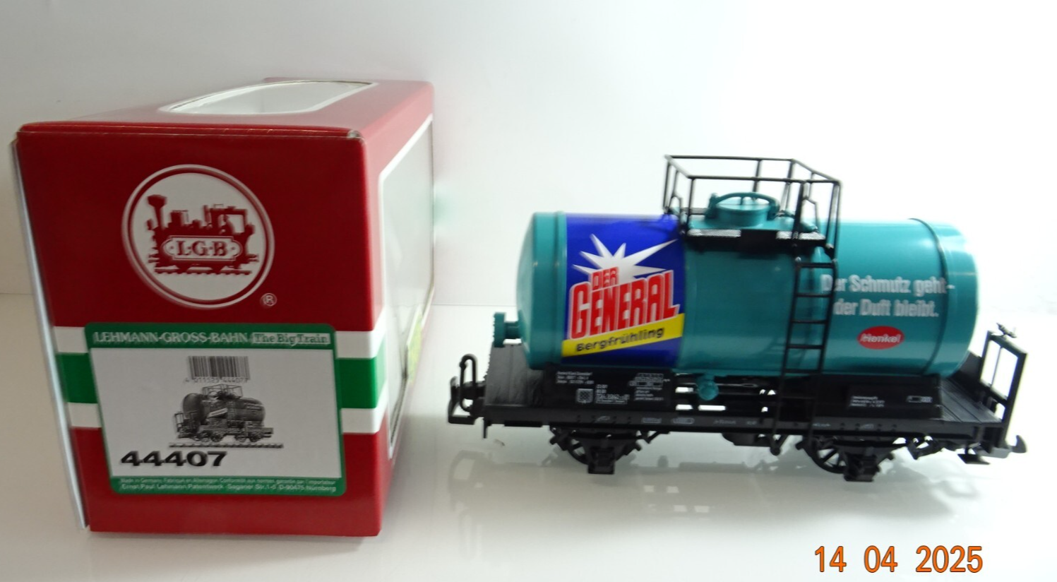 LGB Spur G 44407 Kesselwagen Der General neuwertig in OVP CK7526