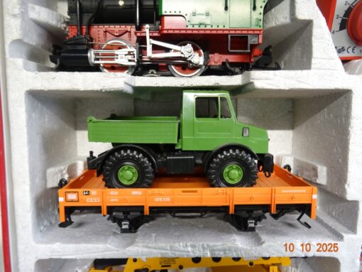 LGB Spur G 70402 Startpackung Arbeitszug ohne Gleise in OVP JL3511 o. – Bild 4
