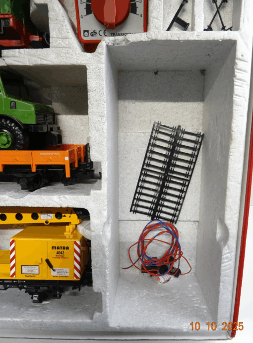 LGB Spur G 70402 Startpackung Arbeitszug ohne Gleise in OVP JL3511 o. – Bild 6