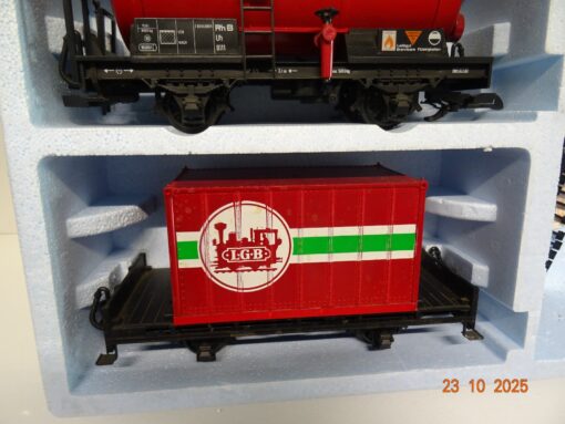 LGB Spur G Zugset mit Diesellok ohne Gleise / Trafo in OVP JL3786 – Bild 5