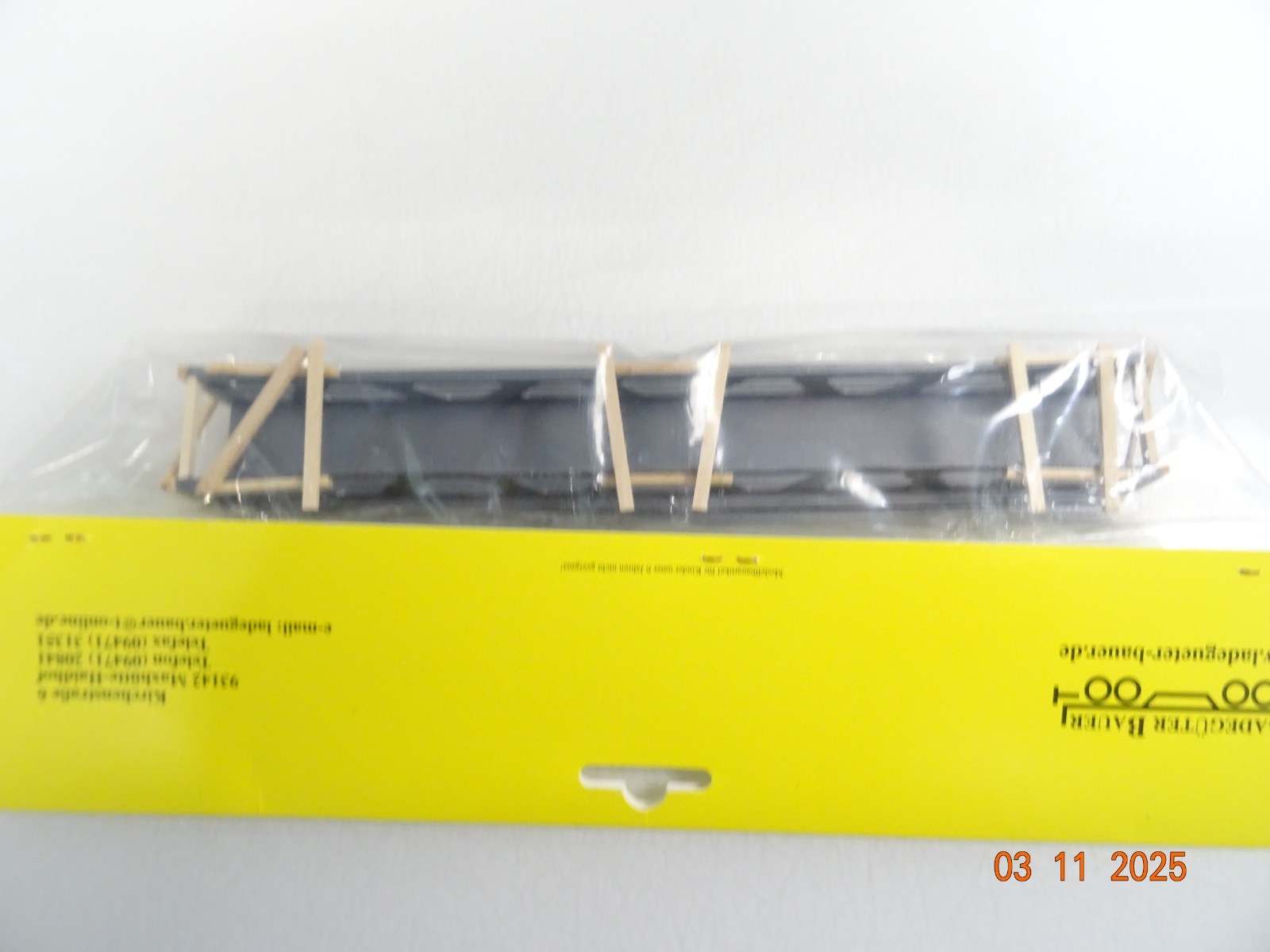 Ladegüter Bauer H0 Gitterbrückenteil für LKW 225 mm in OVP RR4272 – Bild 4