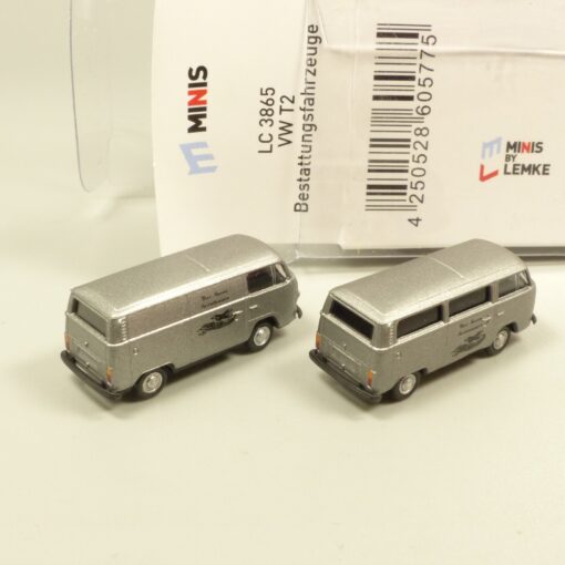 Lemke Minis 1:160 LC3865 VW T2 Bestattungsfahrzeuge metallic in OVP EX6155 – Bild 3
