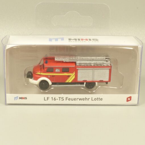 Lemke Minis 1:160 LC4204 MB LF 16-TS Feuerwehr Lotte in OVP EX6178 – Bild 4