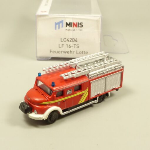 Lemke Minis 1:160 LC4204 MB LF 16-TS Feuerwehr Lotte in OVP EX6178