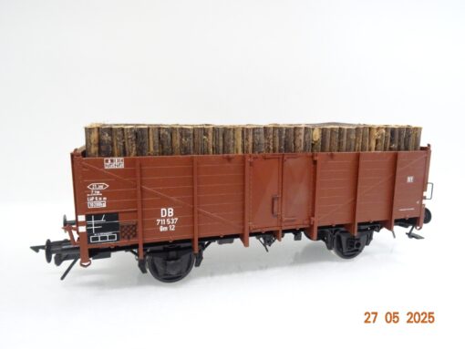 Lenz Spur 0 Hochbordwagen 0m12 711 537 der DB mit Ladegut JL823 o.
