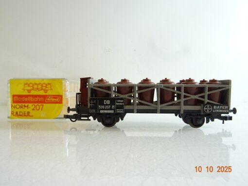 Liliput H0 207 Säuretopfwagen Bayer der DB in OVP BH506
