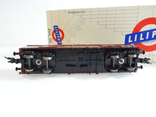 Liliput H0 244 00 gedeckter Güterwagen mit Ladung Holz in OVP PR922 – Bild 4