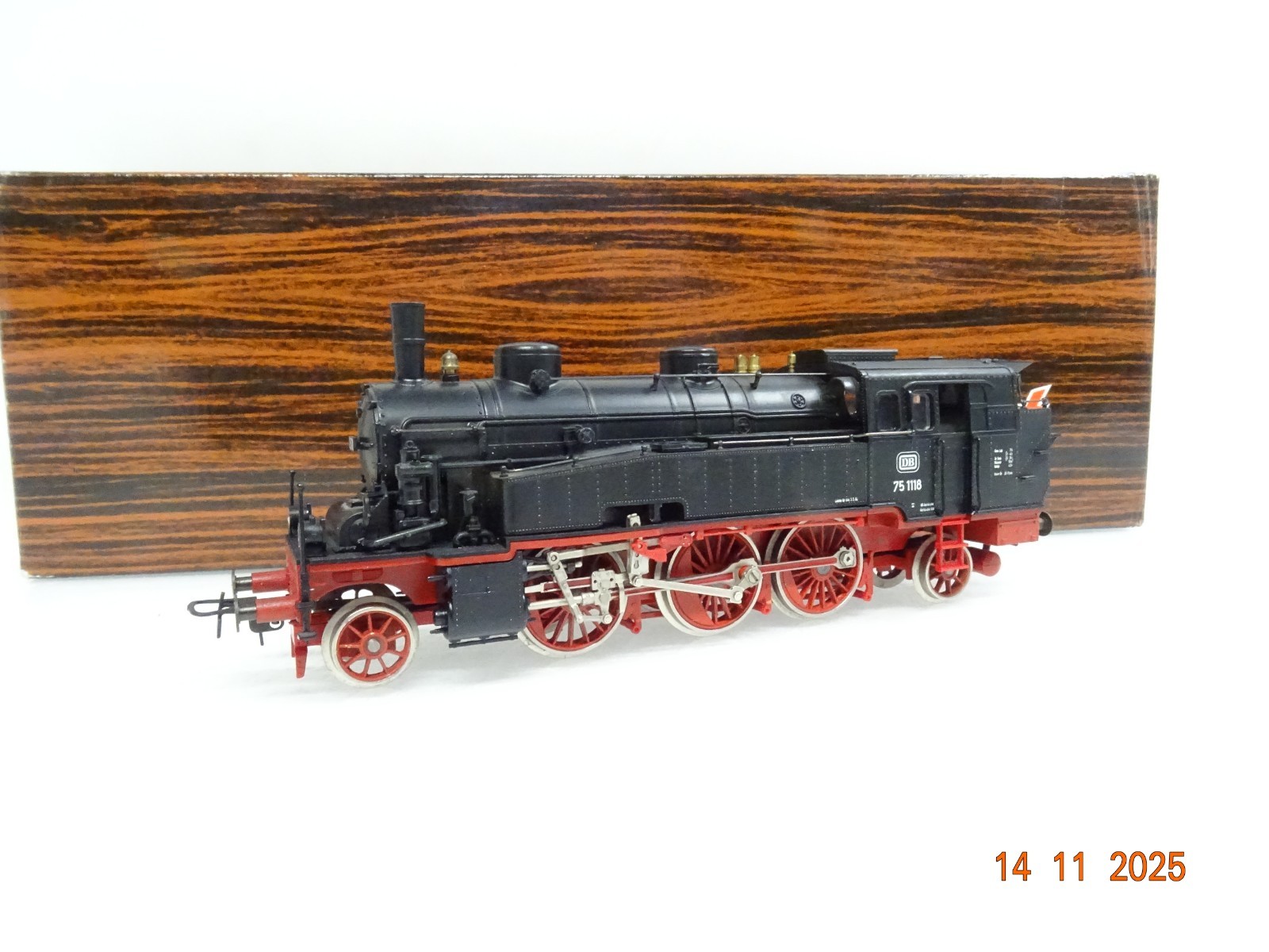 Liliput H0 7504 Dampflok BR 75 1118 der DB in OVP JL4502