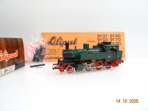 Liliput H0 9100 Dampflok T 91 7361 der K.P. & G.H. in OVP JL3641