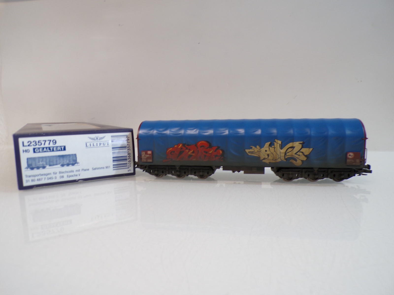 Liliput H0 L235779 Schiebeplanenwagen der DB in OVP BH1792