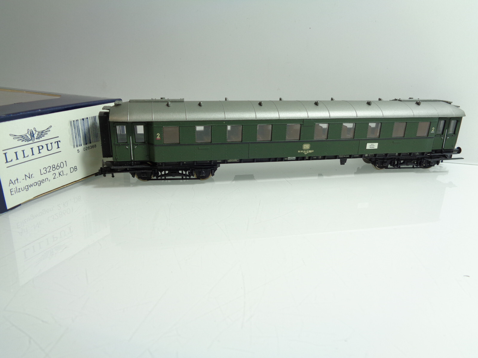 Liliput H0 L328601 Eilzug Personenwagen 2.Kl. der DB in OVP JD5643