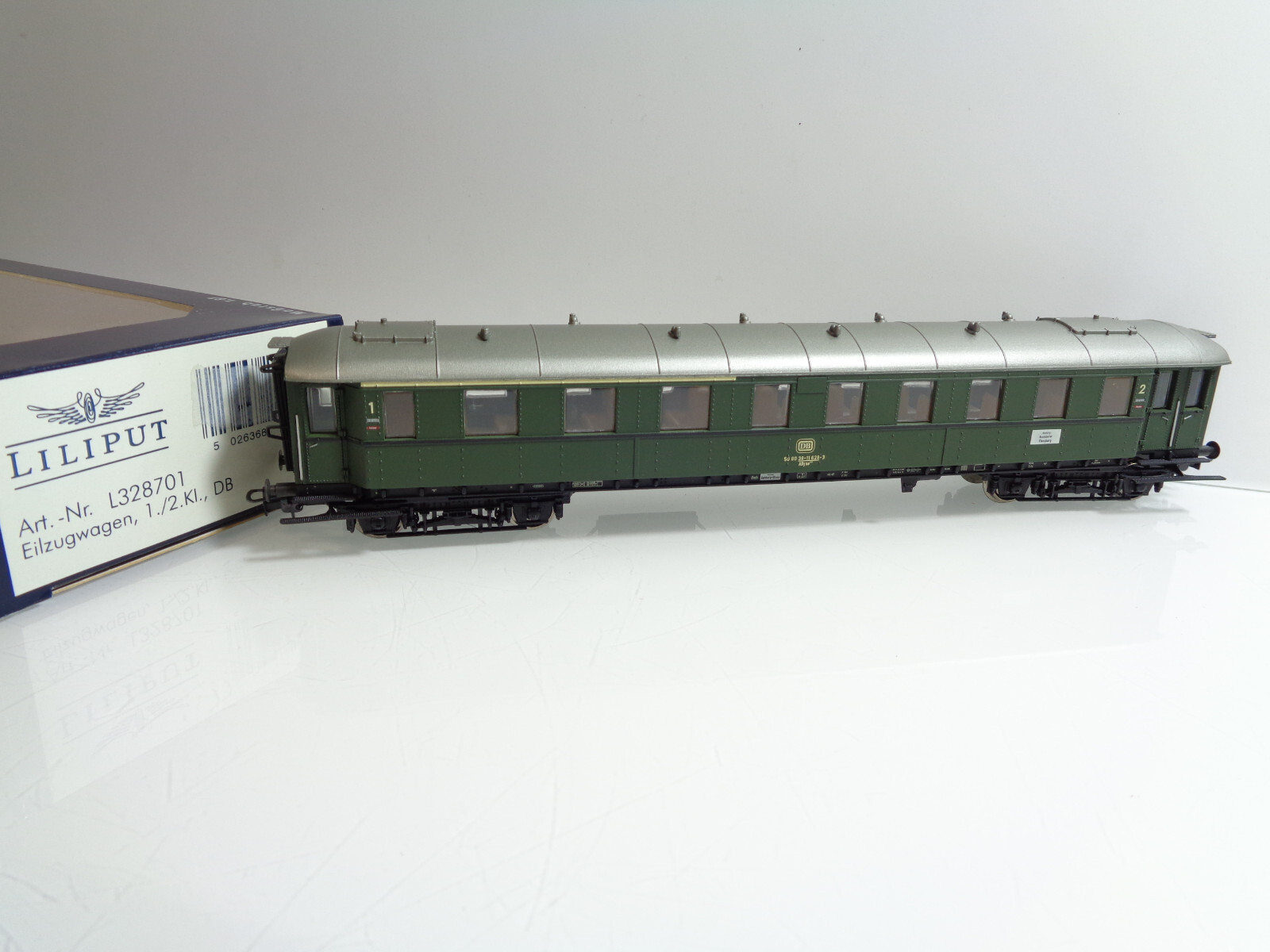 Liliput H0 L328701 Eilzugwagen 1.Kl./2.Kl. der DB in OVP JD5549