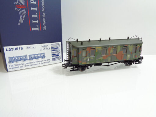 Liliput H0 L330518 AC Personenwagen-Set 2./ 3.Kl.der DRB  in OVP AR4551 – Bild 4