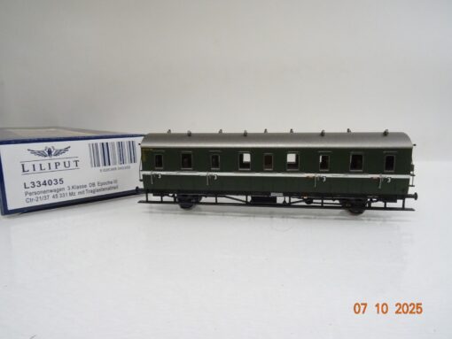 Liliput H0 L334035 Personenwagen 3.Kl. der DB in OVP BH421