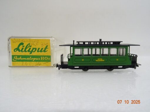 Liliput H0e Personenwagen 3.Kl. der Waldenburg Bahn in OVP BH411