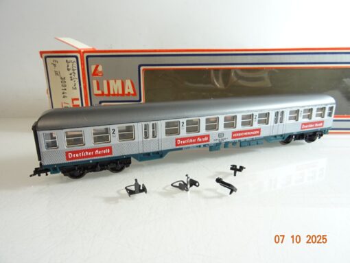 Lima H0 309144 Personenwagen Silberling 2.Klasse der DB in OVP RR3744 – Bild 3