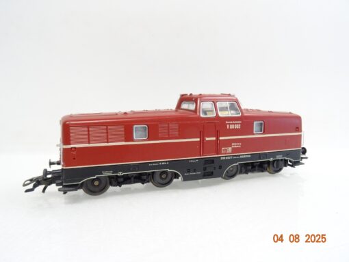 Lima H0 Diesellok V 80 002 der DB 3-Leiter-Gleichstrom JL2095 o.