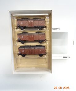 M+D H0 059/2 AC Kokstransportwagen-Set 3tlg. der DB in OVP JL2645