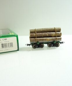 MEHANO H0 T052/19967 Log Car Green Frame in OVP TF354