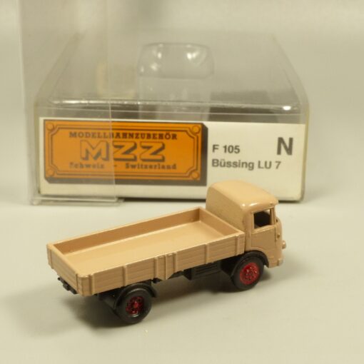 MZZ Modellbahnzubehör Spur N F105 Büssing LU7 Pritschen LKW in OVP EX6341 – Bild 3