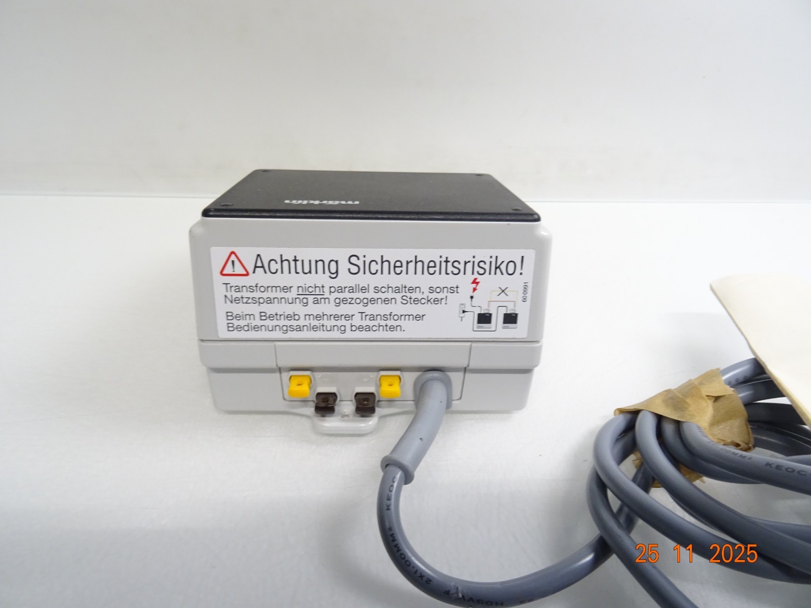 Märklin 6002 Digital Transformator 220V , 50-60Hz siehe Foto PK2465 o. – Bild 3