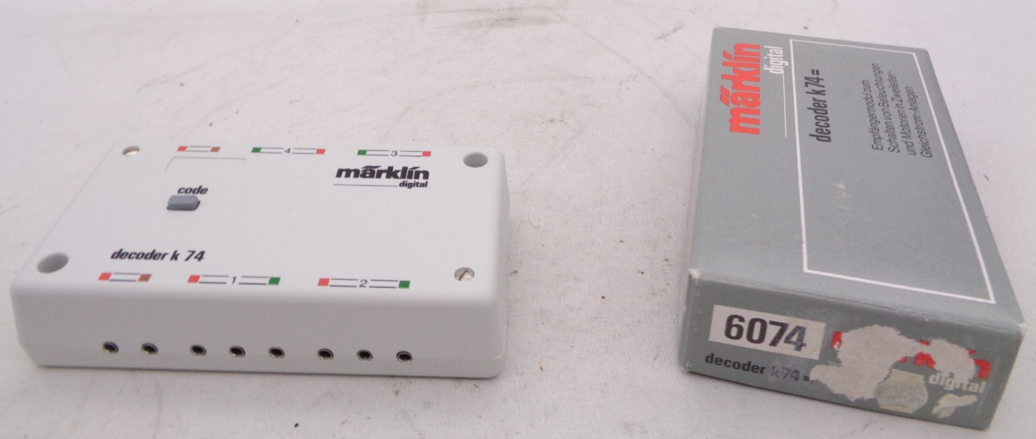 Märklin 6074 Decoder K74 Empfängermodul siehe Foto in OVP PK2607 – Bild 3
