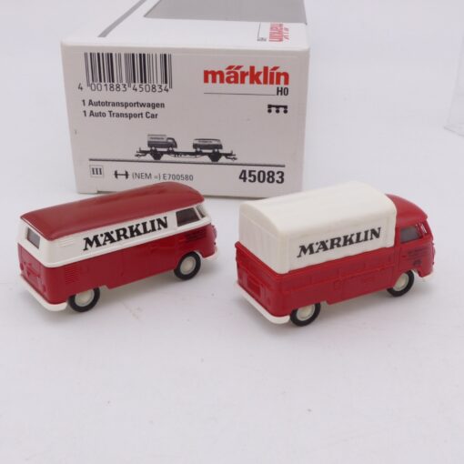 Märklin / Brekina 1:87 45083 Set 2 x VW T1 Märklin ohne Wagon in OVP EX6848 – Bild 3