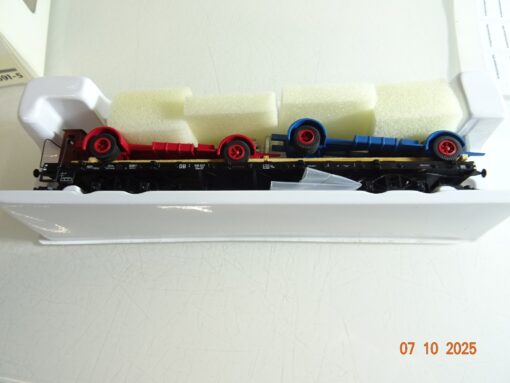 Märklin H0 00691-5 Rungenwagen der DB mit Ladegut  in OVP HS16 – Bild 4