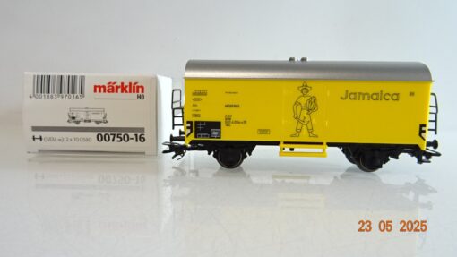 Märklin H0 00750-16 Kühlwagen Jamaica Bananen der DB in OVP PR7986