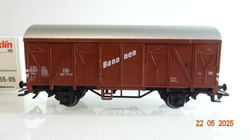 Märklin H0 00755-05 gedeckter Güterwagen Bananen der DB in OVP PR7939 – Bild 3