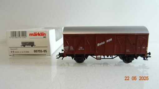 Märklin H0 00755-05 gedeckter Güterwagen Bananen der DB in OVP PR7939