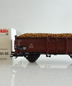Märklin H0 00761-03 Hochbordwagen mit Ladung der DB in OVP PR7915