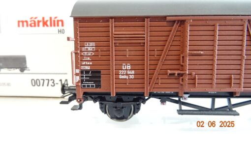 Märklin H0 00773-14 gedeckter Güterwagen der DB in OVP PR8123 – Bild 3