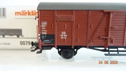 Märklin H0 00794-12 gedeckter Güterwagen der DB in OVP PR8207 – Bild 3