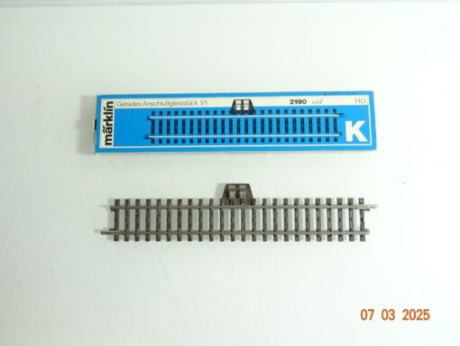 Märklin H0  2190 Anschlußgleis siehe Foto in OVP CK6479