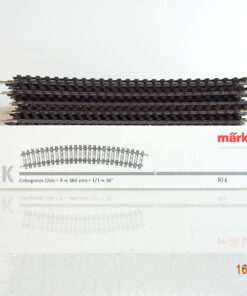 Märklin H0 2221 K-Gleis gebogene Gleisstücke 10x1/1 R360mm in OVP CK3419