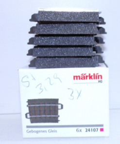Märklin H0 24107 C-Gleis Gebogen 5 Stück siehe Foto in OVP PK2942