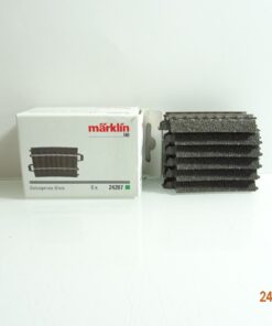 Märklin H0 24207 6x gebogenes Gleis R2 437,5mm 7,5° siehe Foto in OVP CK6955