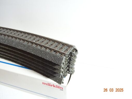 Märklin H0 24530 Gebogenes C-Gleis R5 643,6 mm 30° 6 Stück in OVP CK7019 – Bild 4