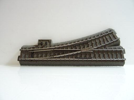 Märklin H0 24611 C Gleis Weiche links mit Antrieb u. Dekoder siehe Foto C2163 o.