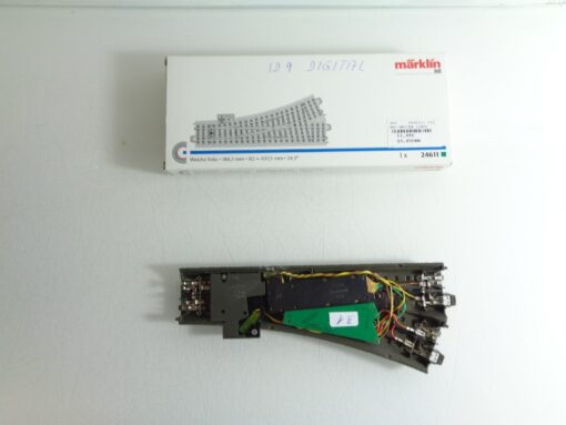 Märklin H0 24611 Weiche links mit Antrieb u. Decoder siehe Foto in OVP PK1489 – Bild 3