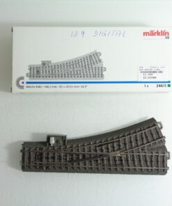 Märklin H0 24611 Weiche links mit Antrieb u. Decoder siehe Foto in OVP PK1489