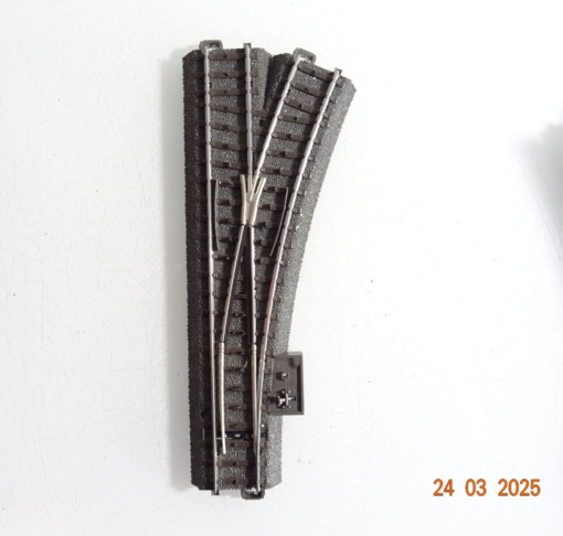 Märklin H0 24612 C Gleis Weiche rechts Antrieb u. Decoder siehe Foto CK6929 o.