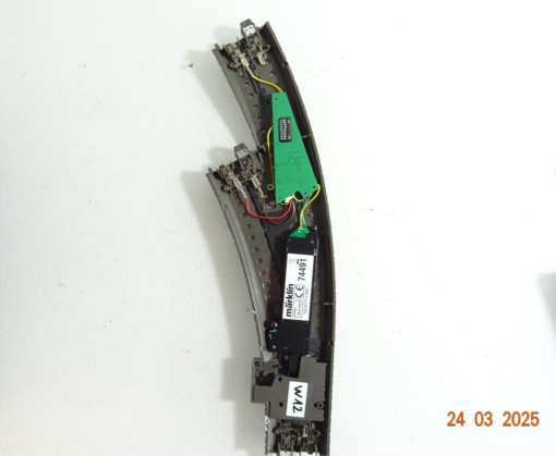 Märklin H0 24672 Bogenweiche rechts mit Antrieb u. Decoder siehe Foto CK6923 o. – Bild 3