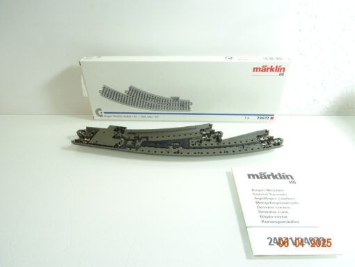 Märklin H0 24672 C-Gleis Bogenweiche rechts 360mm siehe Foto in OVP CK5132 – Bild 3