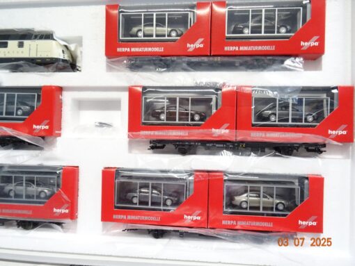 Märklin H0 26522 Autotransportzug Maybach m. 10 Herpa Maybach Digital OVP JL1163 – Bild 5