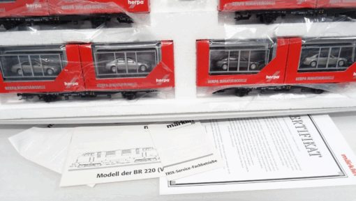 Märklin H0 26522 Autotransportzug Maybach m. 10 Herpa Maybach Digital OVP JL1163 – Bild 6